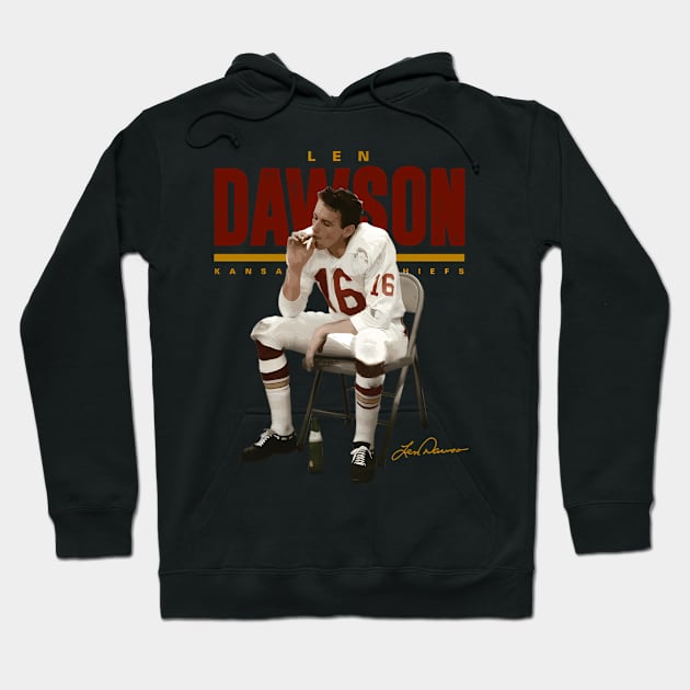 Len Dawson Halftime Hoodie by binchudala